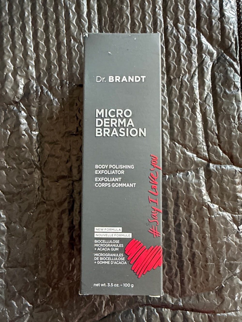 New in Box Dr. Brandt Microdermabrasion Body Polishing Exfoliator